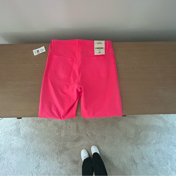 NWT Ultra pink l’agence Ruth coated jeans size 30 🌸 - Picture 3 of 7